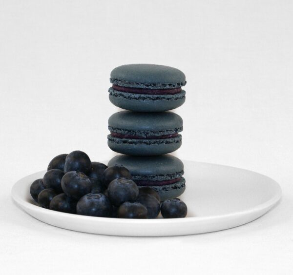 Blueberry Macarons Order Online Bangalore. Cafe Hops Blueberry Macarons Online Delivery in Bangalore.