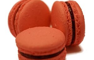 Raspberry Macarons Order Online Bangalore. Cafe Hops Raspberry Macarons Online Delivery in Bangalore.