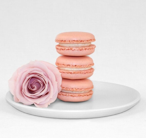 Rose Macarons Order Online Bangalore. Cafe Hops Rose Macarons Online Delivery in Bangalore.