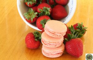 Strawberry Macarons Order Online Bangalore. Cafe Hops Strawberry Macarons Online Delivery in Bangalore.