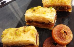 Turkish Fig Baklava Dessert Order Online Bangalore. Baked Baklava Sweet Order Online Delivery Bangalore Cafe Hops.