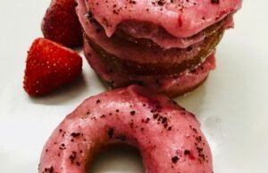 Strawberry Donuts Order Online Bangalore. Strawberry Donuts Online Delivery Bangalore Cafe Hops.