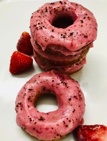 Strawberry Donuts Order Online Bangalore. Strawberry Donuts Online Delivery Bangalore Cafe Hops.