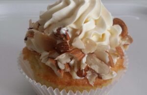 Almond Cupcake Order Online Bangalore. Almond Cupcake Online Delivery Bangalore Cafe Hops.