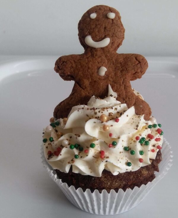 Gingerbread Cupcake Order Online Bangalore. Christmas Gingerbread Cupcake Online Delivery Bangalore Cafe Hops.