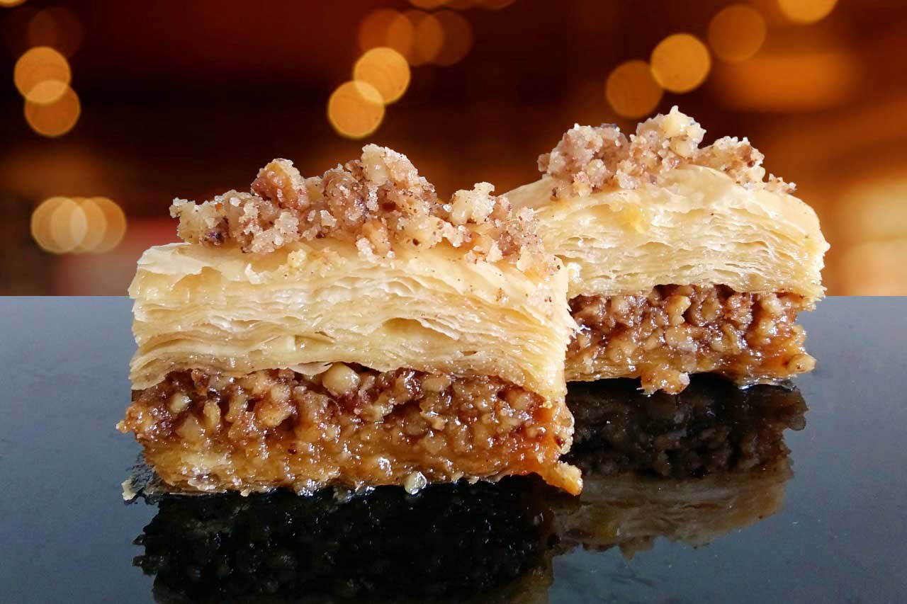 baklava sweet walnut order bangalore turkish delivery hops cafe dessert desserts filo pastry