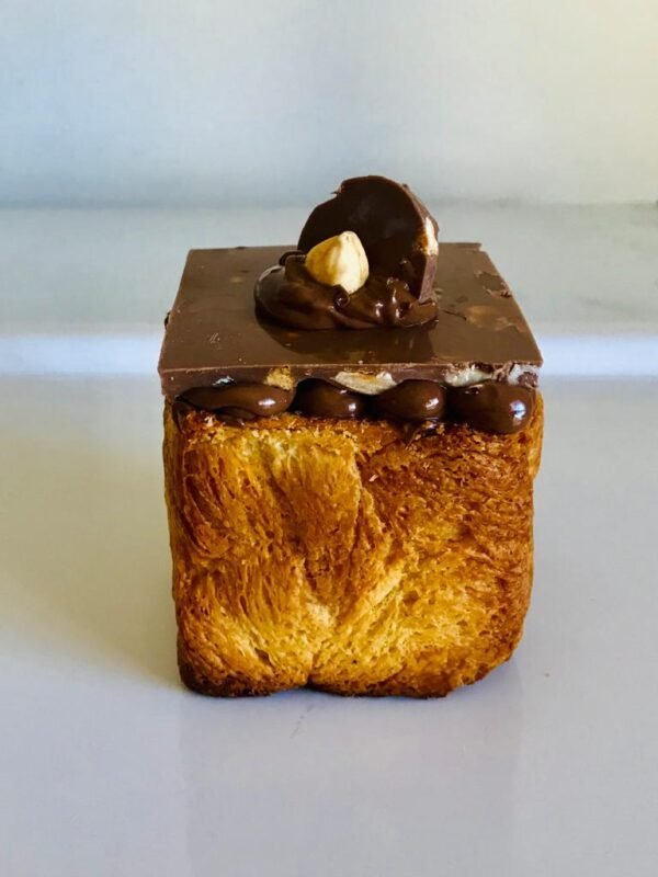 Chocolate Hazelnut Cruffin Order Online Bangalore. Cruffins Online Delivery Bangalore Cafe Hops.