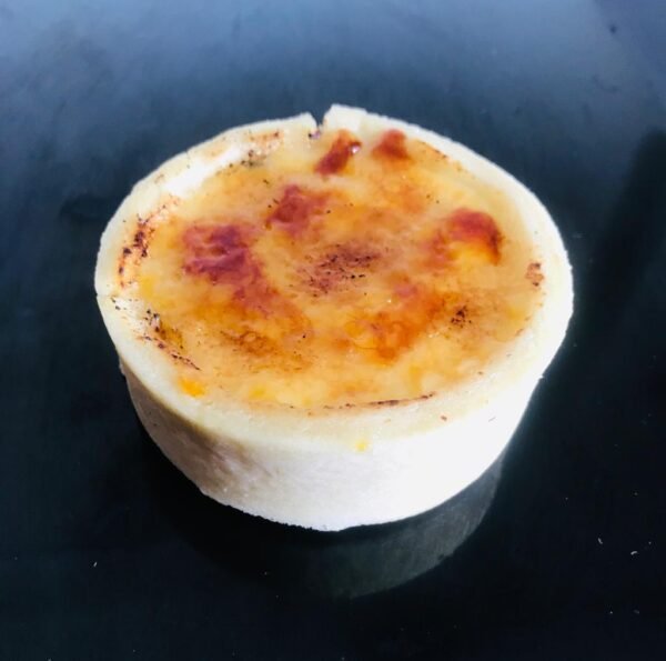 Creme Brulee Tart Order Online Bangalore. French Desserts Online Bangalore Cafe Hops.