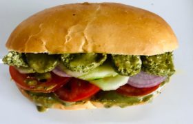 Green Chutney Paneer Sandwich Order Online Bangalore. Spicy Snacks Online Delivery Bangalore Cafe Hops.