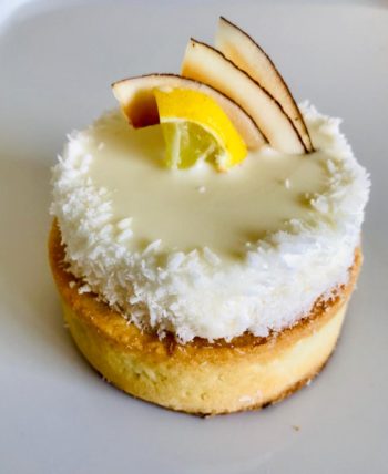 Lemon Coconut Tarte Order Online Bangalore. French Pastry Desserts Online Delivery Bangalore Cafe Hops.