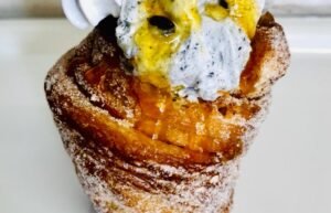 Passion Fruit Curd Cruffin Order Online Bangalore. Passion Fruit Curd Cruffin Online Delivery Bangalore Cafe Hops.