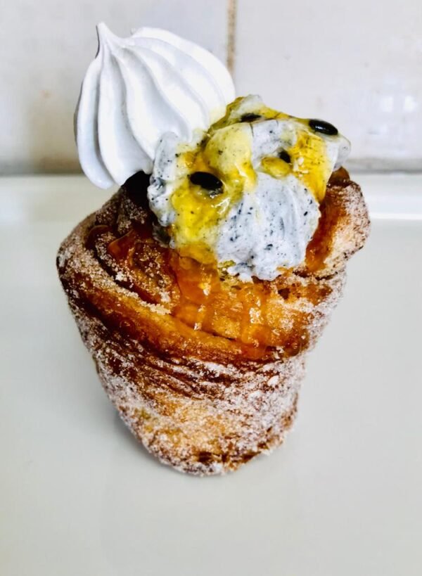 Passion Fruit Curd Cruffin Order Online Bangalore. Passion Fruit Curd Cruffin Online Delivery Bangalore Cafe Hops.