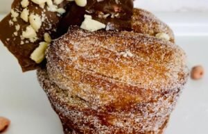 Peanut Butter Cruffin Order Online Bangalore. Peanut Butter Cruffin Online Delivery Bangalore Cafe Hops.