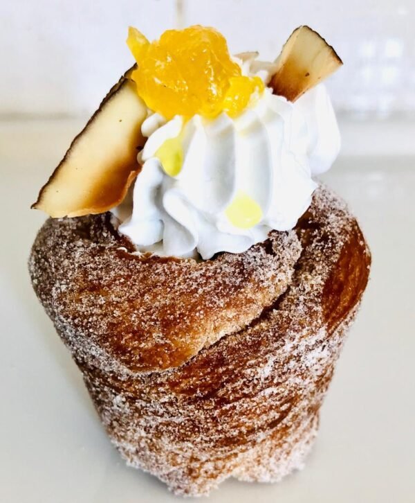 Pineapple Coconut Cruffin Order Online Bangalore. Pineapple Coconut Cruffin Online Delivery Bangalore Cafe Hops.