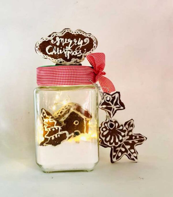 Gingerbread House Cookie Jar Order Online Bangalore. Christmas Cookie Jar Online Delivery Bangalore Cafe Hops.