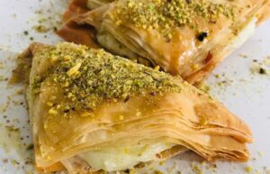 Cheese Baklava Order Online Bangalore. Kullaj (Fteer) Online Delivery Bangalore cafe Hops.