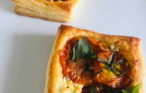 Tomato Galette Order Online Bangalore. Puff Pastry Online Bangalore Cafe Hops.