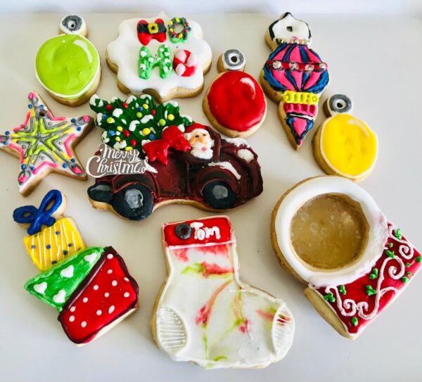 Christmas Ornament Cookie Order Online Bangalore. Christmas Ornament Cookie Online Delivery Bangalore Cafe Hops