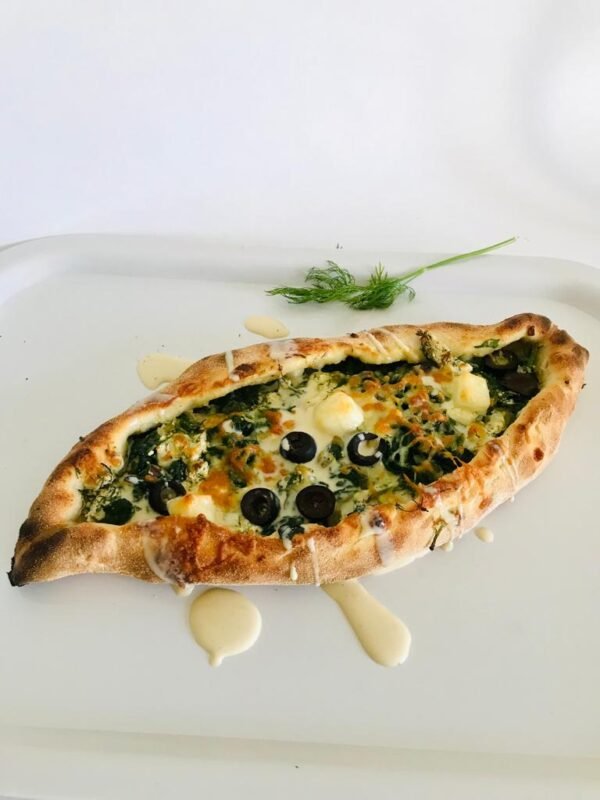 Turkish Spinach Pide Order Online Bangalore. Turkish Pizza Online Delivery Bangalore Cafe Hops