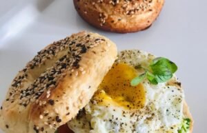 Bagel Egg Sandwich Order Online Bangalore. Bagel Egg Sandwich Delivery Bangalore Cafe Hops