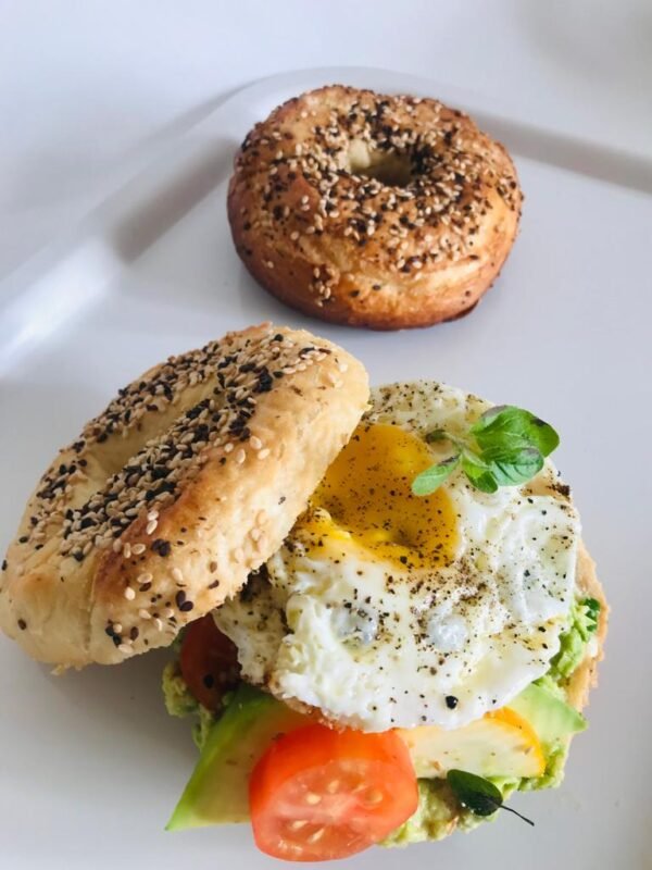 Bagel Egg Sandwich Order Online Bangalore. Bagel Egg Sandwich Delivery Bangalore Cafe Hops