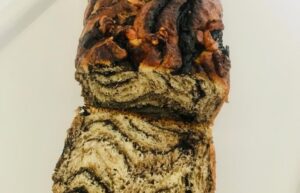 Chocolate Pecan Babka Order Online Bangalore. Babka Online Bangalore Cafe Hops