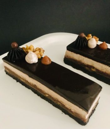 Chocolate Walnut Fudge Order Online Bangalore. Petit Desserts Online Bangalore Cafe Hops