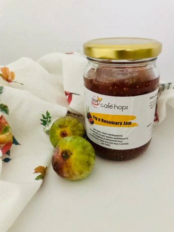 Fig and Rosemary Jam Order Online Bangalore. All Natural Jam Online Delivery Bangalore Cafe Hops