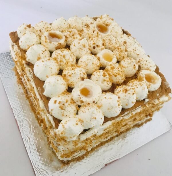 Medovik Russian Honey Cake Order Online Bangalore. Russian Honey Cake Online Delivery Bangalore Cafe Hops