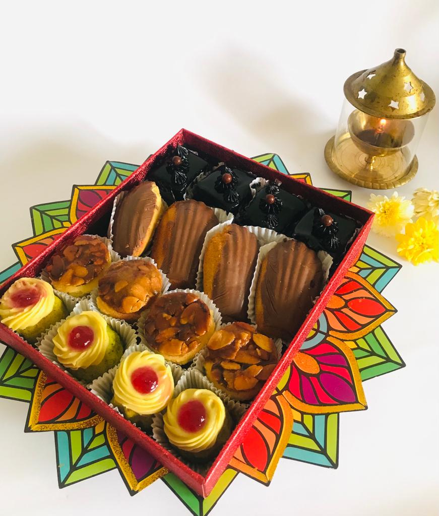 Diwali Sweets Gift Box Order Online Bangalore. Assorted Diwali Sweets Box Online Bangalore Cafe Hops