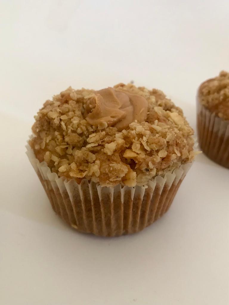 Apple Crumble Peanut-Butter Muffin Order Online Bangalore. Apple Crumb Muffin Online Bangalore Cafe Hops