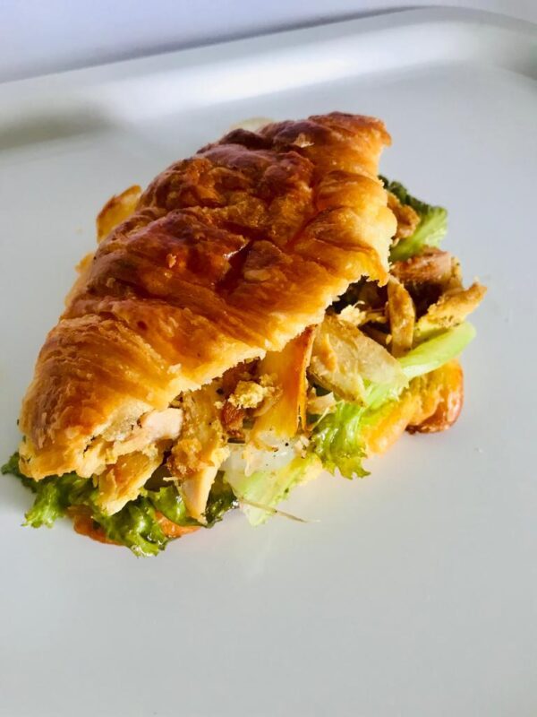 Twice Baked Croissant Shawarma Order Online Bangalore. Croissant Shawarma Online Delivery Bangalore Cafe Hops