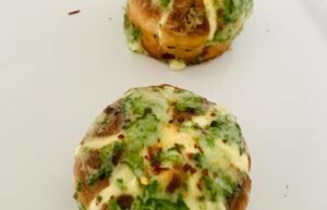 Korean Cream Cheese Bun Order Online Bangalore. Korean Cream Cheese Garlic Bun Delivery Bangalore Cafe Hops